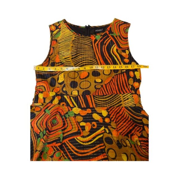 Ashro Afrocentric "Emilie" Midi Dress Size 12 - Picture 5 of 8